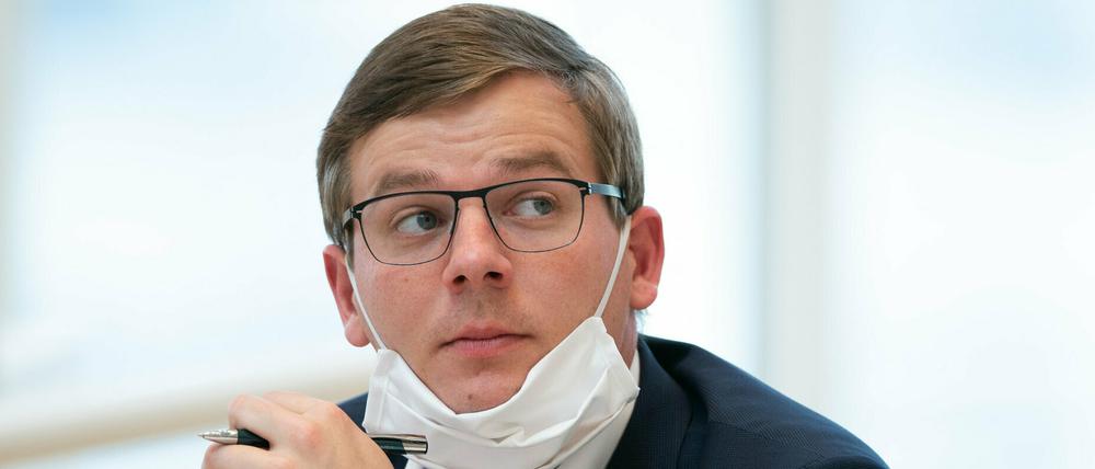 Sebastian Walter, Fraktionsvorsitzender der Partei Die Linke.
