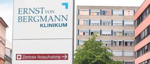Das Klinikum "Ernst von Bergmann" in Potsdam.