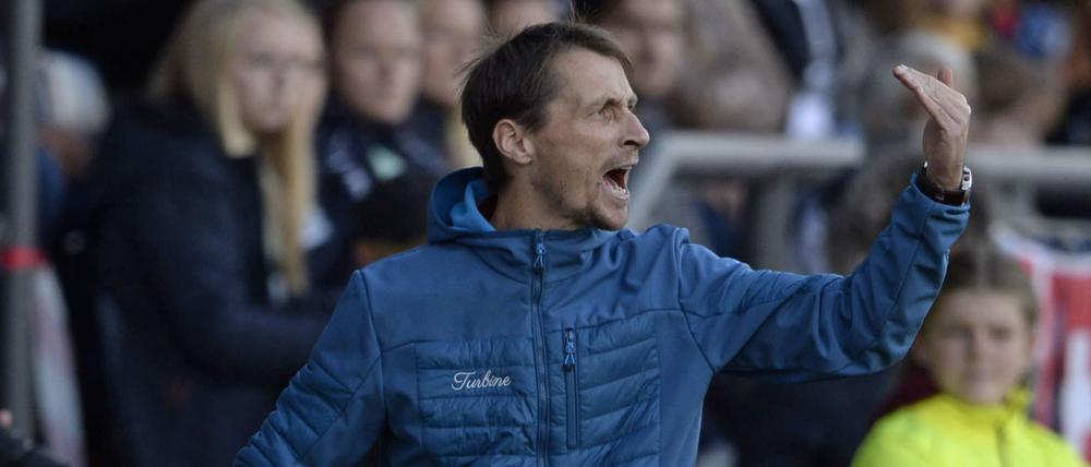 Turbine-Cheftrainer Matthias Rudolph beendet sein Engagement beim Potsdamer Verein nach dieser Saison.