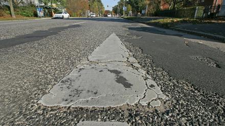 Die Sanierung der Potsdamer Allee ist fast abgeschlossen.
