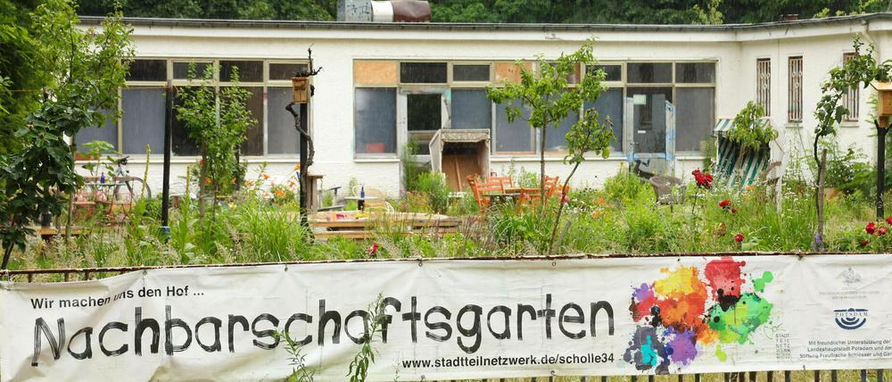 Nachbarschaftsgarten Lottenhof, ehemals "Scholle 34" in Potsdam-West.