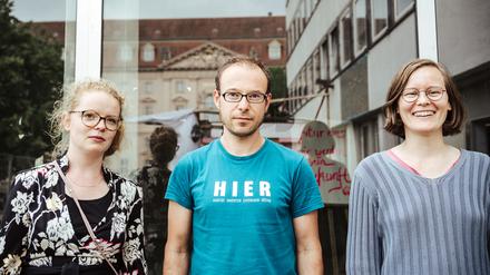 Das Transformale-Team (v.l.): Sophia Pietryga, Marcus Große, Frauke Röth.