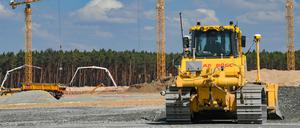 In Grünheide sollen 2021 E-Autos vom Band rollen.