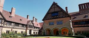 Derzeit dürfen maximal 215 Besucher täglich das Schloss Cecilienhof betreten. 