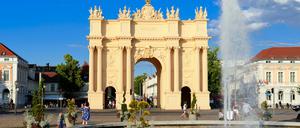 Stadtansicht. Der Luisenplatz in Potsdam