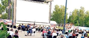 Open-Air-Kino im Waschhaus.