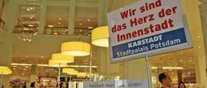 Schon 2009 wurde um Karstadt in Potsdam gekämpft. 