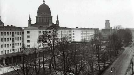 So sah es einst aus am Kanalabschnitt zwischen Post und Berliner Straße. 