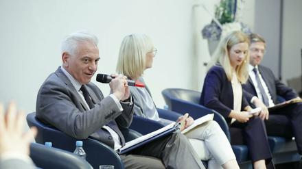 Götz Friederich beim PNN-Talk zur Oberbürgermeisterwahl 2018. 