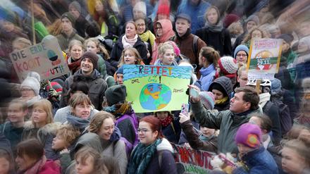 Vor der Pandemie. Große "Fridays for Future"-Demo im November 2019.
