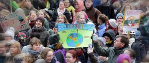 Vor der Pandemie. Große "Fridays for Future"-Demo im November 2019.