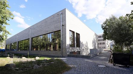 Die 2019 fertiggestellte Sporthalle des Schulzentrums Am Stern.