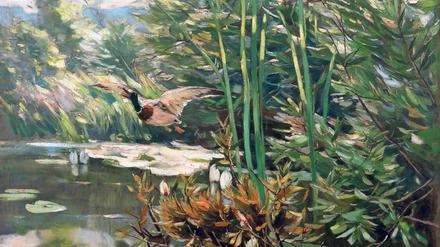 Natur und Leinwand. Anhand von Hagemeister wird am Sonntag gemalt.