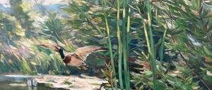 Natur und Leinwand. Anhand von Hagemeister wird am Sonntag gemalt.