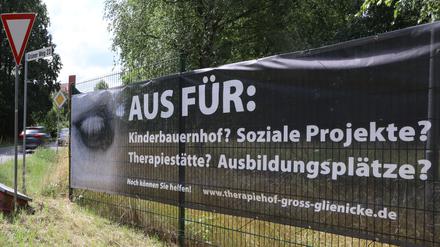 Der Besitzer kämpft für den Erhalt seines Kita-Bauernhofes.