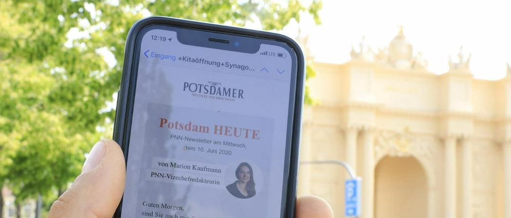 Der PNN-Newsletter - heute von Marion Kaufmann.