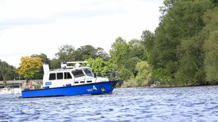 Symbolbild: Ein Boot der Wasserschutzpolizei.