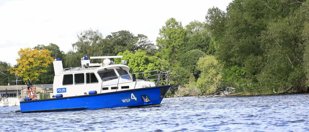 Symbolbild: Ein Boot der Wasserschutzpolizei.