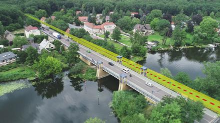 Besonders der Grund an den geplanten Brücken in Neu Fahrland muss erkundet werden.