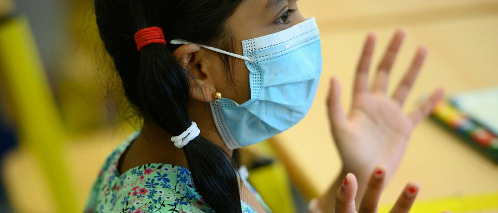 Brandenburgs Schüler müssen im neuen Schuljahr eine Maske tragen.