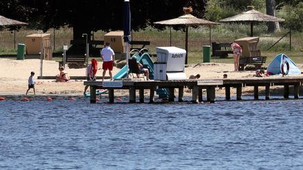 Kein Badespaß: Das Strandbad soll verkleinert und verschoben werden.