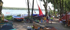 Campingplatz Sanssouci in Potsdam.