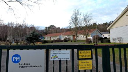 Die Flüchtlingsunterkunft am Weitzgrunder Weg in Bad Belzig.