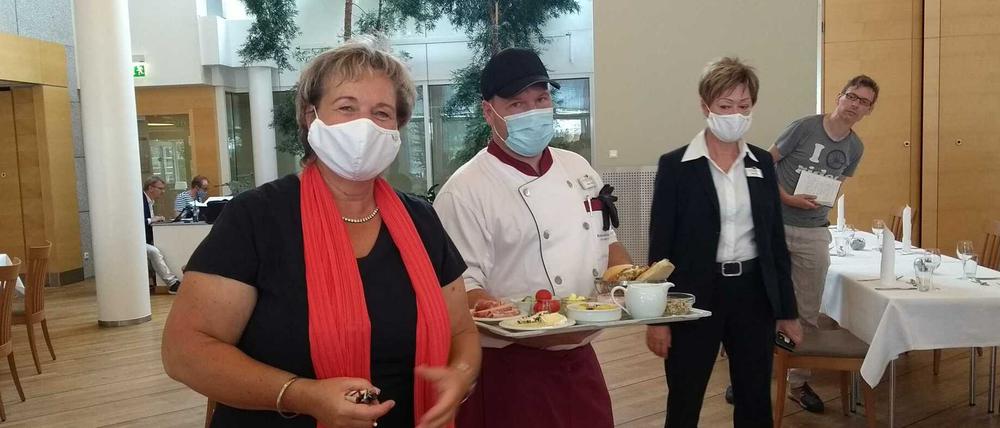 Hotelchefin Jutta Braun im Kongresshotel.