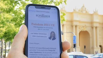Der PNN-Newsletter - heute von Sabine Schicketanz.