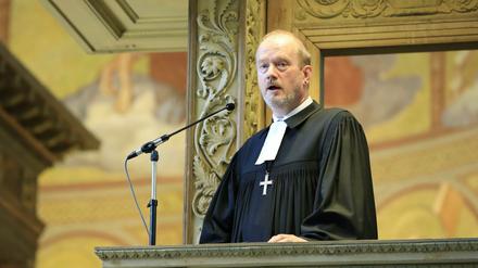 Kristóf Bálint stellte sich in der Nikolaikirche vor.