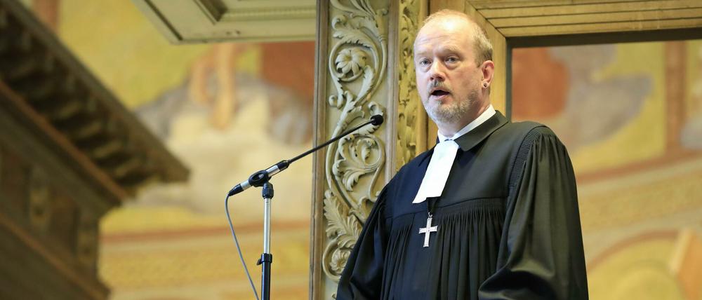 Kristóf Bálint stellte sich in der Nikolaikirche vor.