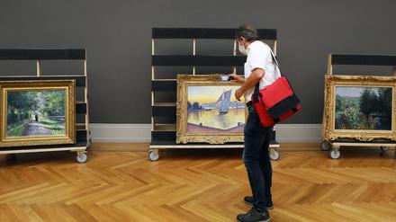 Museums Barberini in der Umbaupause vor der Eröffnung der Sammlung Hasso Plattners.