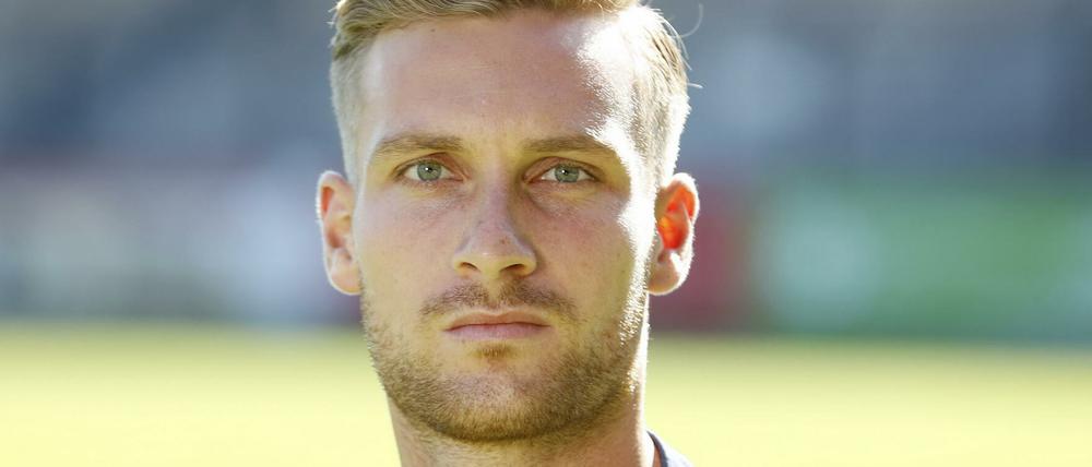 Torschütze Tino Schmidt vom SV Babelsberg.
