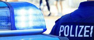 Polizei im Einsatz.