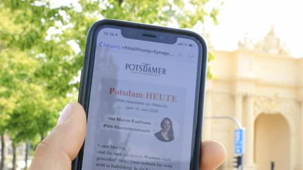 Der PNN-Newsletter - heute von Marion Kaufmann.