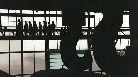 Besucher im Industriemuseums Brandenburg an der Havel.