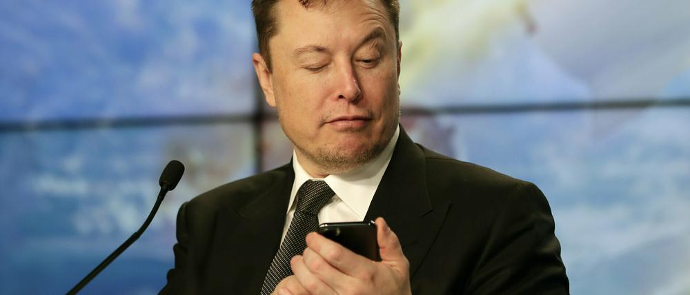 Elon Musk, Konzernchef des US-Elektroautohersteller Tesla.