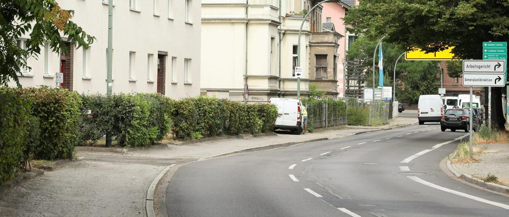Blick in die Behlertstrasse: Hier erfolgte der Zugriff.