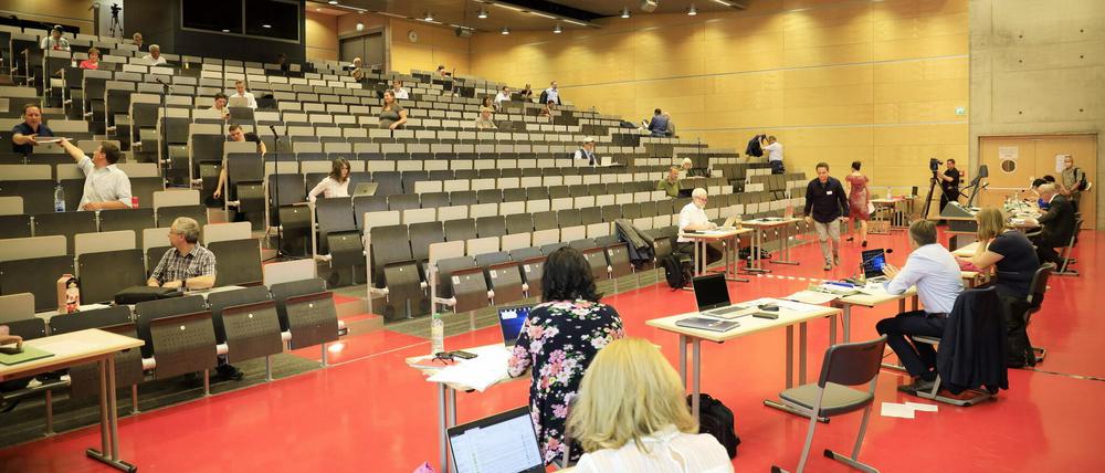 Die Stadtverordnetenversammlung tagte auch schon im Juni in einem Hörsaal am Uni-Campus Griebnitzsee.