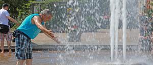 Der Brunnen am Luisenplatz.