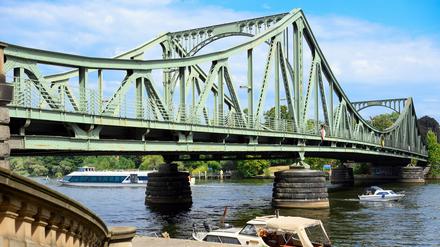Die Glienicker Brücke.