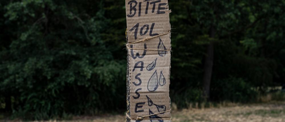 So kann man auch zum Helfen aufrufen. 
