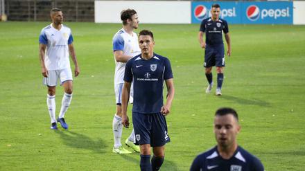 Für den SV Babelsberg traf Daniel Frahn vor der Pause.