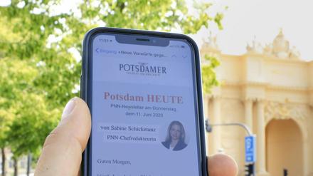 Der PNN-Newsletter - heute von Sabine Schicketanz.