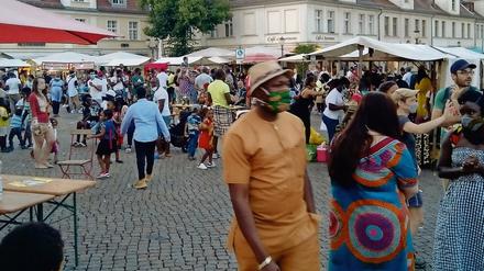 Das Afrikafest am Brandenburger Tor.