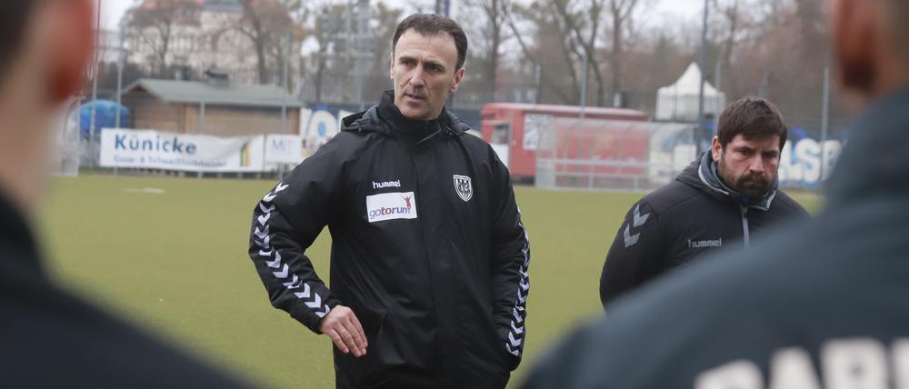 Babelsberg 03-Cheftrainer Predrag Uzelac.
