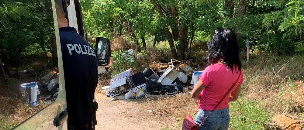 Die Polizei erteilte dieser Prostitutierten in Groß Glienicke einen Platzverweis.