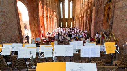 Das Brandenburgische Staatsorchester Frankfurt (hier im Kloster Chorin) ist einer der vielen Kulturakteure im Land Brandenburg. 