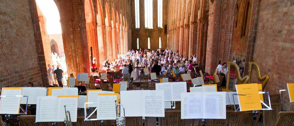 Das Brandenburgische Staatsorchester Frankfurt (hier im Kloster Chorin) ist einer der vielen Kulturakteure im Land Brandenburg.