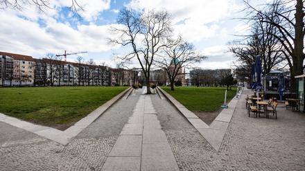 Der Platz der Einheit in Potsdams Innenstadt. 